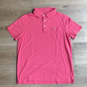 Vineyard Vines Kids Edgartown Polo in pink size large